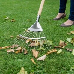 Kent & Stowe Stainless Steel Long Handled Lawn & Leaf Rake -Garden Care Shop 1002010 2