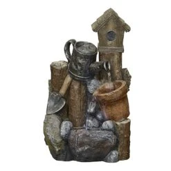 Easy Fountain Country Garden Pour Water Feature With LED Lights -Garden Care Shop 1020170 2