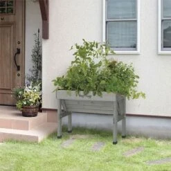 VegTrug WallHugger Small - Grey Wash (FSC 100%) -Garden Care Shop 1028265 2