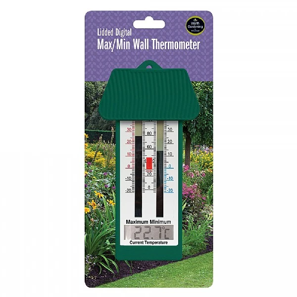 Garland Lidded Digital Max/Min Wall Thermometer 3 Garland Lidded Digital Max/Min Wall Thermometer