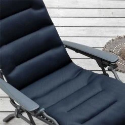 Lafuma Futura Air Comfort Padded Relaxer Chair - Acier -Garden Care Shop 1170455 2