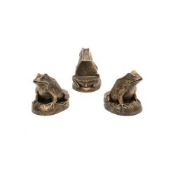 Jardinopia Plant Pot Feet Bronze Frog - Set Of 3 -Garden Care Shop 1177294 3