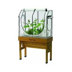 VegTrug Small WallHugger Greenhouse Frame & Multi Cover Set -Garden Care Shop 1187443 1
