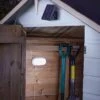 Smart Solar Shed Light - 50 Lumen -Garden Care Shop 1193046
