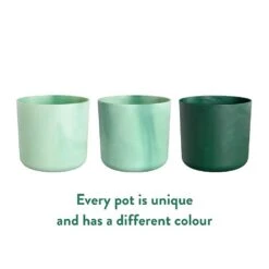 Elho The Ocean Collection Round Pot 22cm Pacific Green -Garden Care Shop 1230823 5