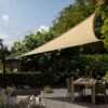 Pacific Lifestyle 3.6m Triangle Shade Sail Off-White -Garden Care Shop 1240521