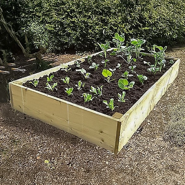 Deluxe Extra Deep Wooden Raised Vegetable Bed 1.8x.0.9mtr 3 Deluxe Extra Deep Wooden Raised Vegetable Bed 1.8x.0.9mtr