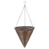 Smart Garden Chestnut Faux Rattan Hanging Cone - 14'' -Garden Care Shop 925353