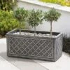 Stewart Garden 70cm Lead Effect Trough - Pewter -Garden Care Shop 934022
