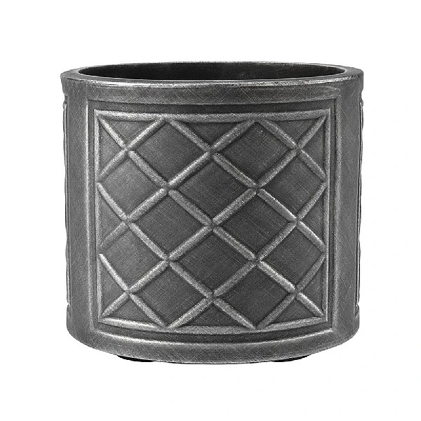 Stewart Garden 44cm Lead Effect Round Planter - Pewter 4 Stewart Garden 44cm Lead Effect Round Planter - Pewter - Image 2