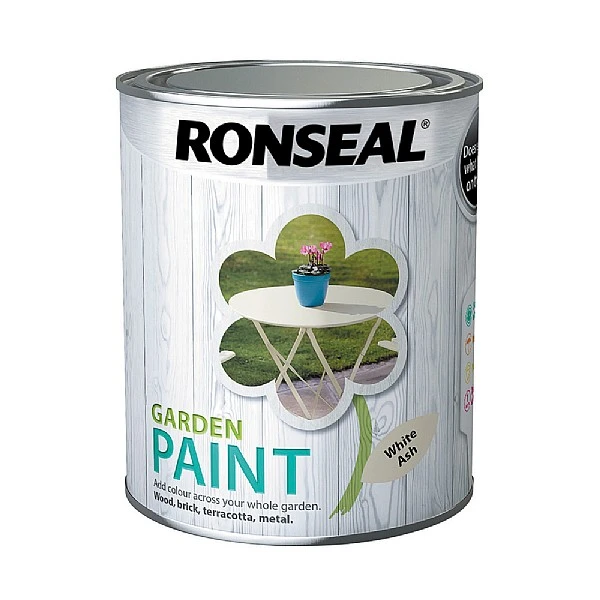 Ronseal Garden Paint White Ash 750ml 3 Ronseal Garden Paint White Ash 750ml