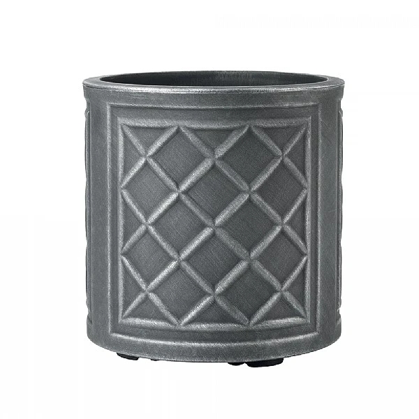 Stewart Garden 32cm Lead Effect Round Planter - Pewter 3 Stewart Garden 32cm Lead Effect Round Planter - Pewter