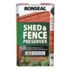 Ronseal Shed & Fence Preserver Light Brown 5L 1 Ronseal Shed & Fence Preserver Light Brown 5L -Garden Care Shop 982611