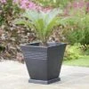 Piazza Square Planter 34cm (Various Colours) -Garden Care Shop PIAZSQRMAR