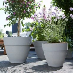 Elho Vibia Campana 35cm Round Planter (Various Colours) -Garden Care Shop VIBCAMRND35 4